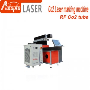 Co2 metalen buis lasermarkeermachine 50w 100w co2 lasermarkeermachines Co2 Rf Metal Tube