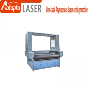 Dubbelsporige asynchrone snijmachine 100 w co2 laser graveermachine lasermarkeermachine 220 V / 110 V lasersnijmachine cnc router